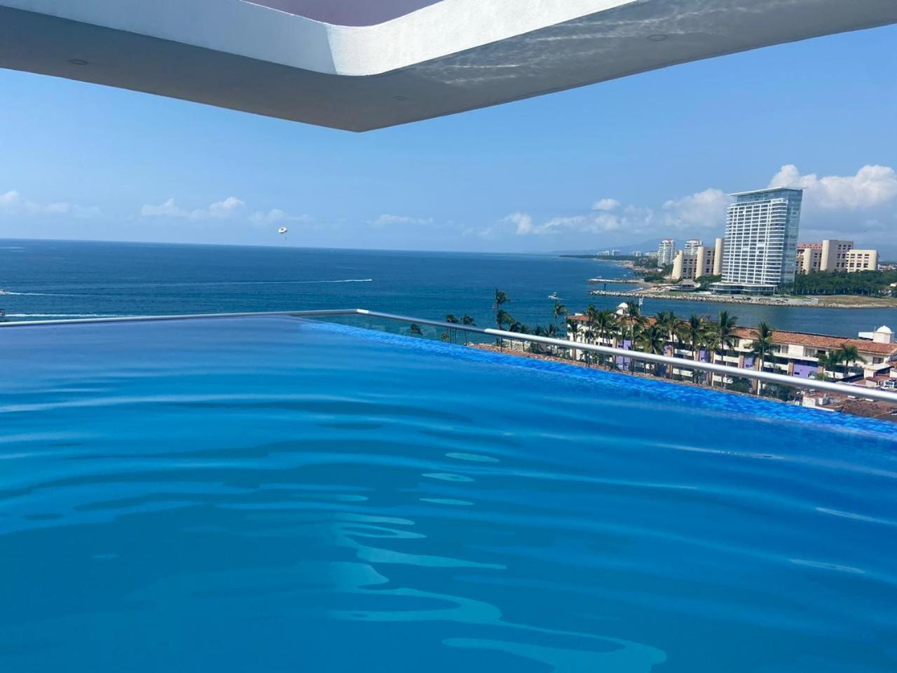 New Roof Pool Hot Tub Lounge Playa De Oro View Villa Puerto Vallarta Exterior photo