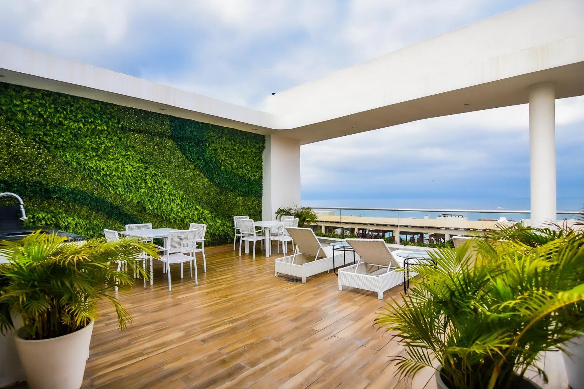 New Roof Pool Hot Tub Lounge Playa De Oro View Villa Puerto Vallarta Exterior photo